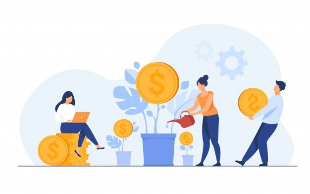 young-investors-working-profit-dividend-revenue